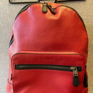 Coach Red West Backpack